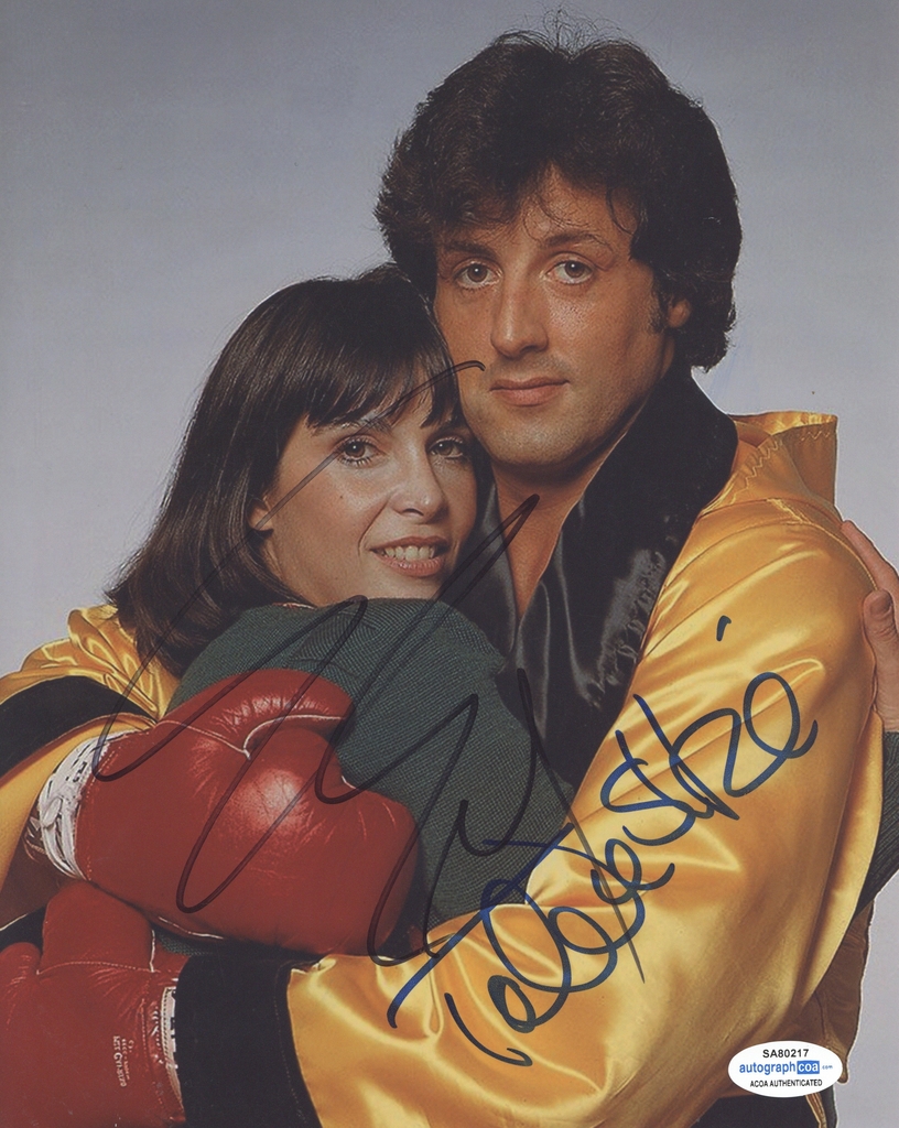 Sylvester Stallone Talia Shire (63429) Signature Database by RACC ...