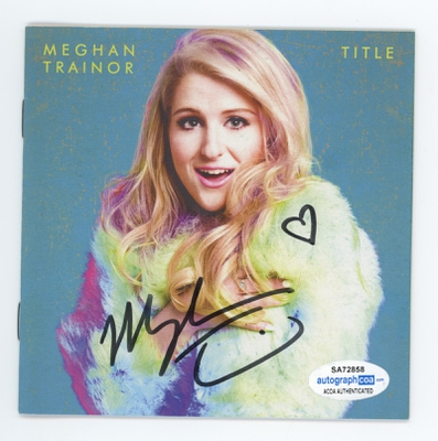 Meghan Trainor Signed 11x14 Framed CD Made You Look Photo 