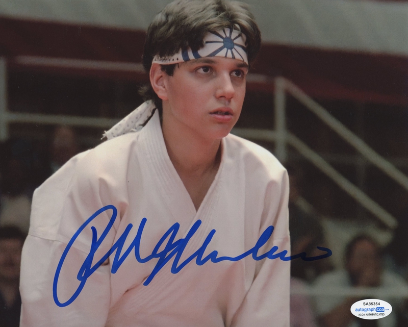 Ralph Macchio (22174) Signature Database by RACC - Real Autograph ...