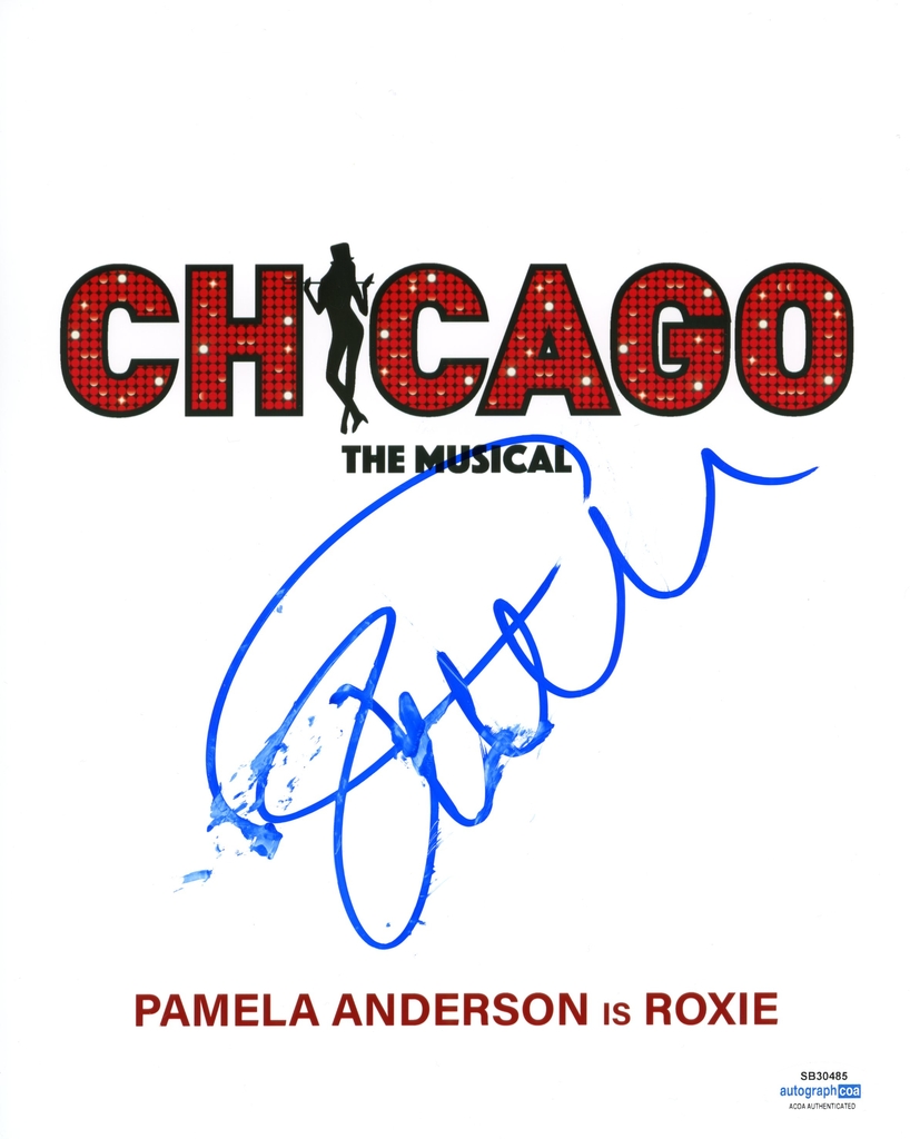 Pamela Anderson (72675) Signature Database by RACC - Real Autograph ...