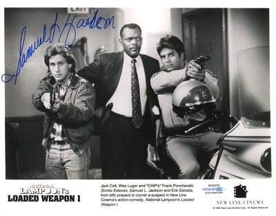  HWC Trading Samuel L Jackson Pulp Fiction Gifts Printed Signed  Autograph Picture for Movie Memorabilia Fans - US Letter Size: Posters &  Prints
